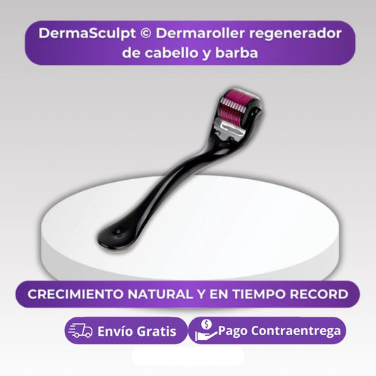 DermaSculpt © Dermaroller regenerador de cabello y barba