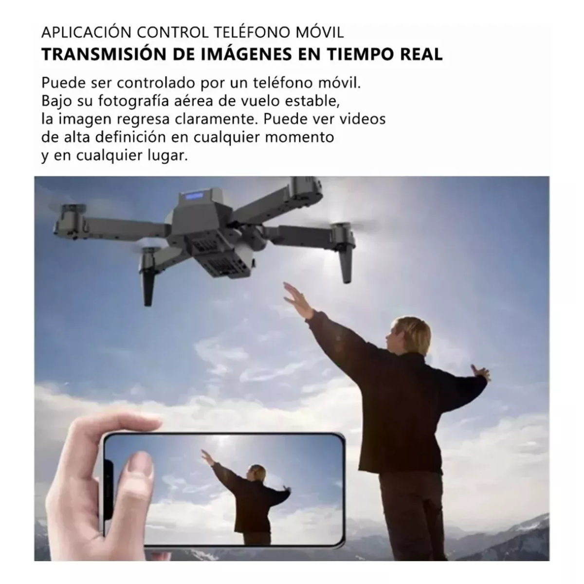 Dron con Cámara HD 4K