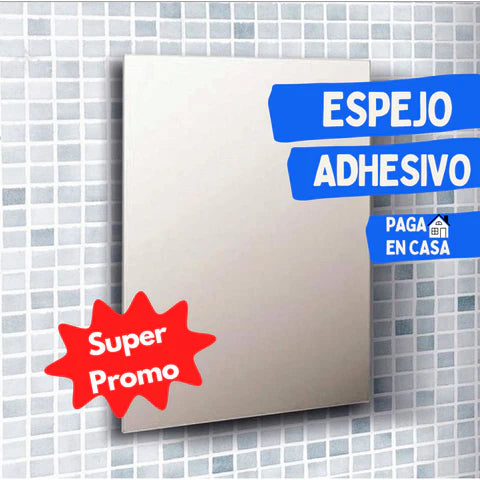 Espejo Adhesivo Multi Ambientes 60cmx60cm