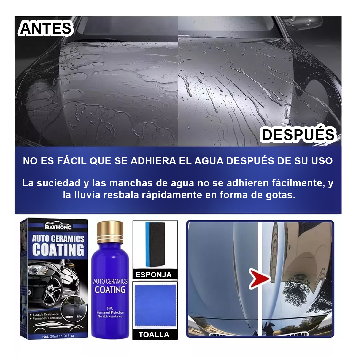 Kit Vidrio Líquido con Tecnología Nano Original + Regalo🎁